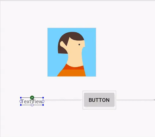 拖动到组件中心以创建约束（旧）