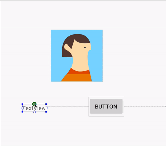 拖动到组件中心以创建约束（旧）