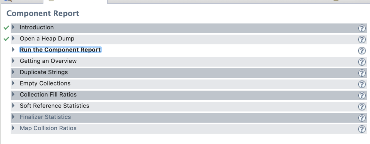 Component Report的功能