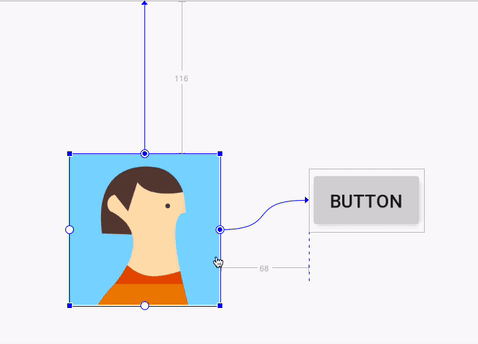 单击锚点删除约束（旧）