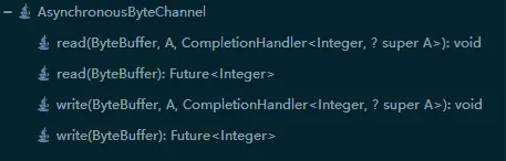AsynchronousByteChannel