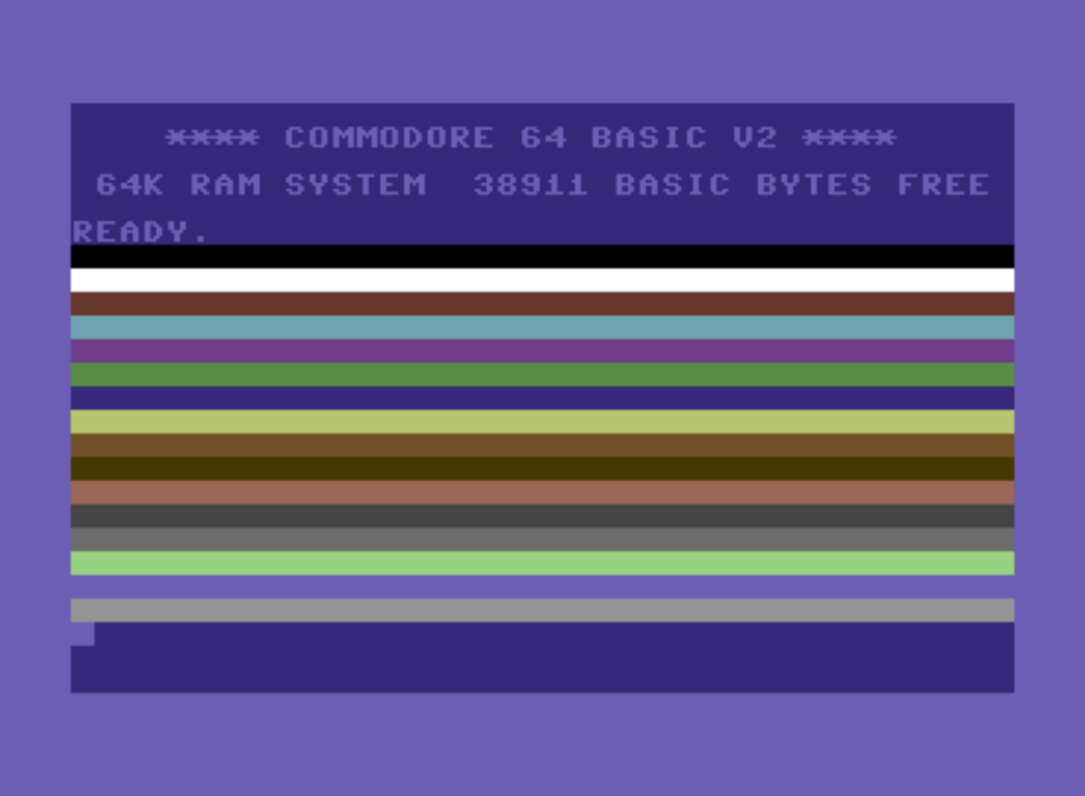Commodore 64 颜色带