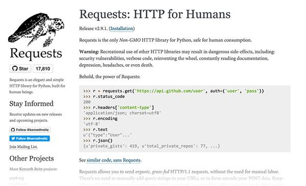Python编程有话说:这10个对Web开发者最有用的Python包