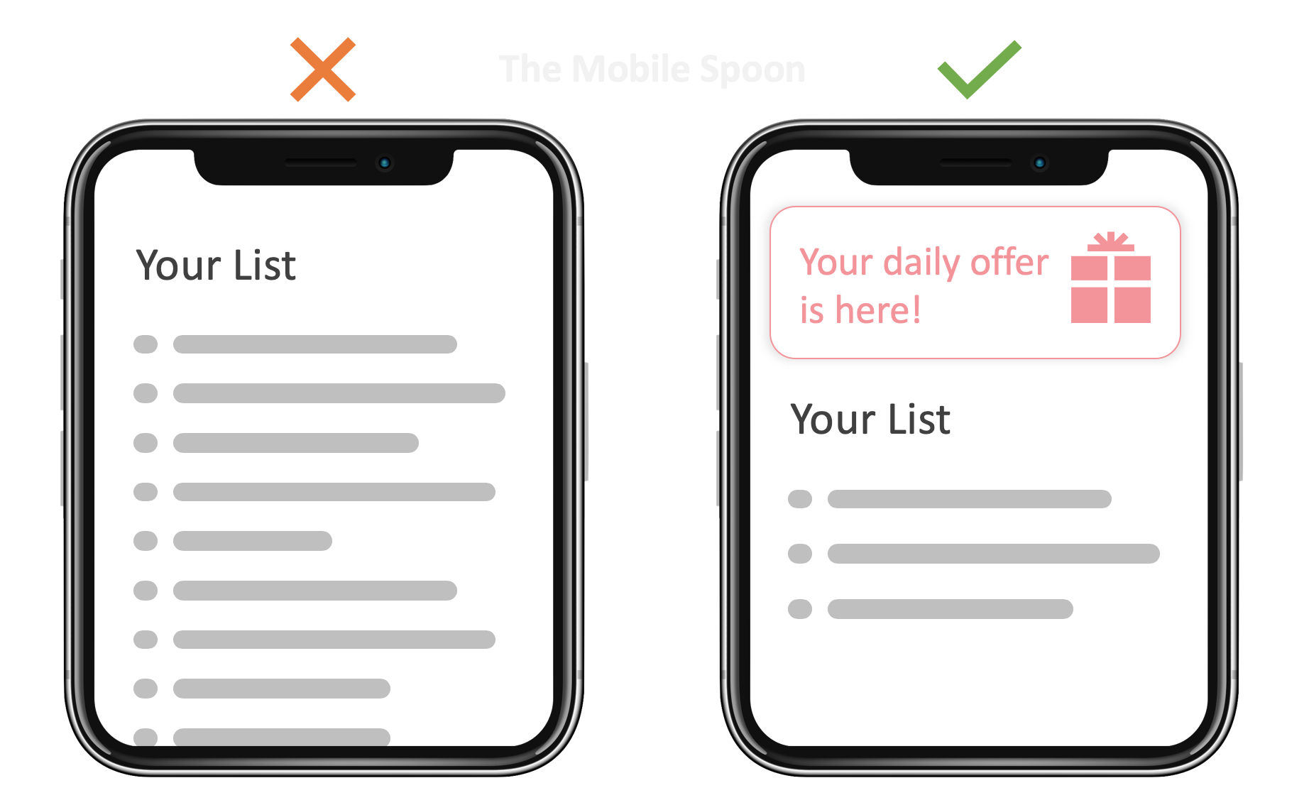 Variable Reward - Hook your users with daily offers, free bonuses, reputation points, prizes and more.