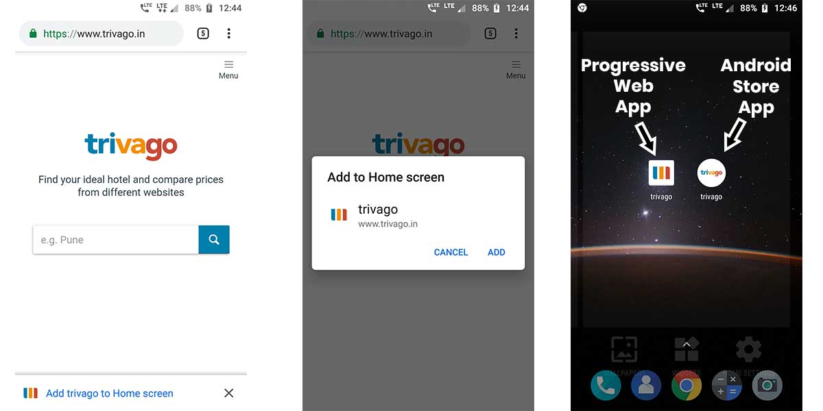 Trivago-PWA