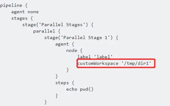 自定义工作空间