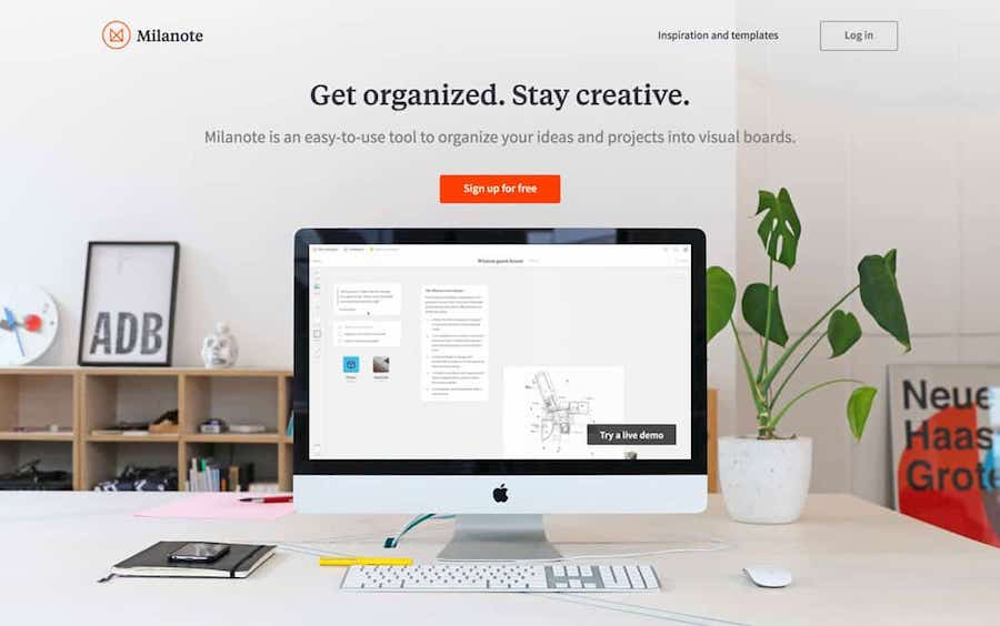 Mailanote新手引导页面