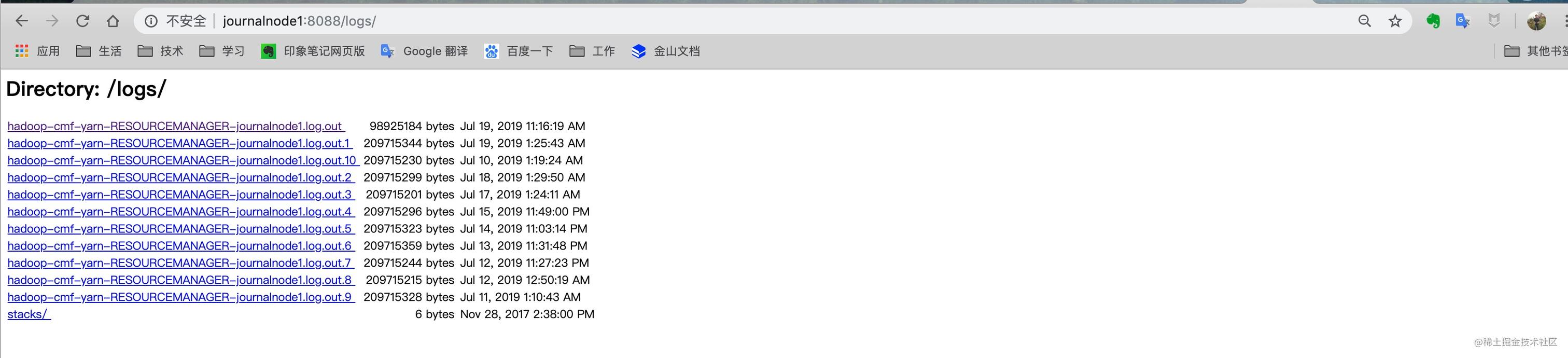 在 Yarn 的 UI 页面你可以看到什么？ 掘金