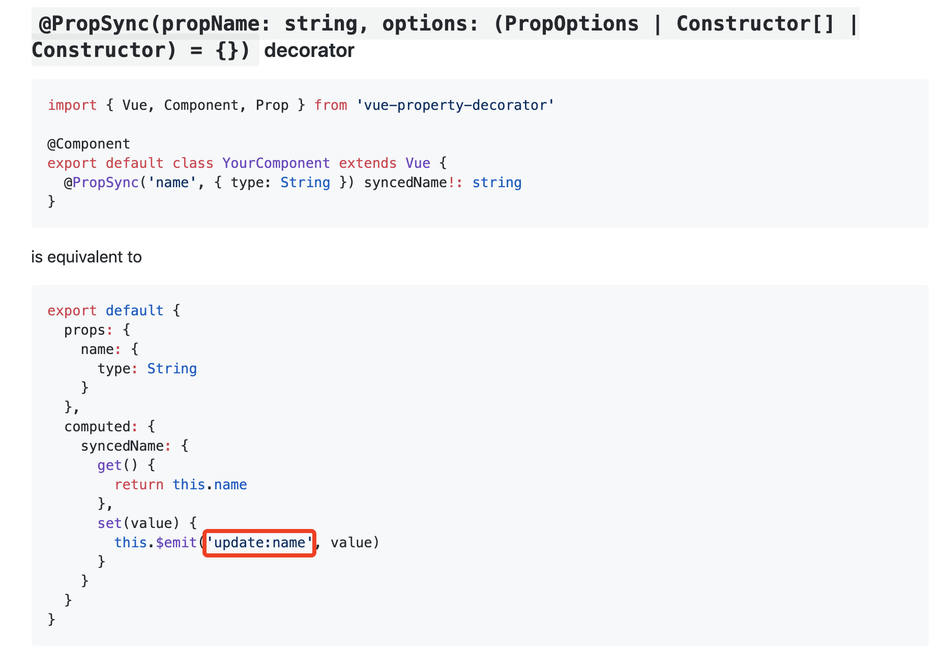 Tsx jsx sync propsync set 
