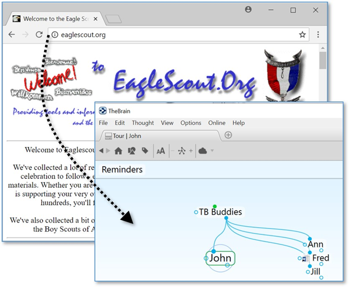 TheBrain基础教程:添加附件和网页