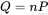 Q = nP