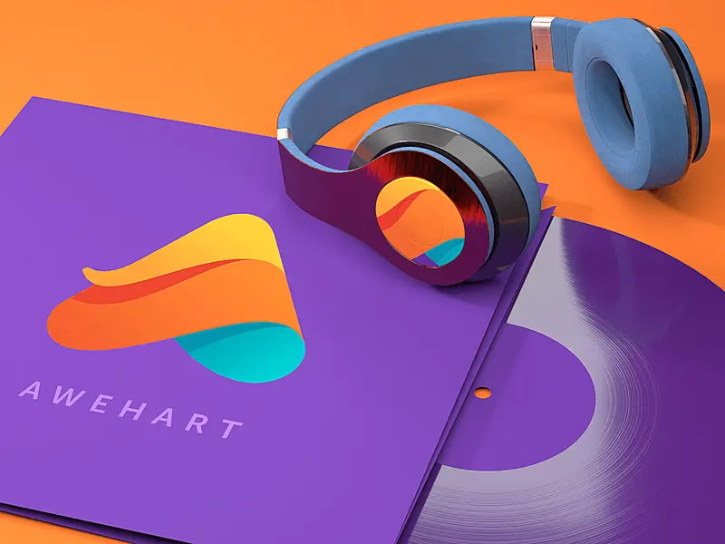 Logo for a record label