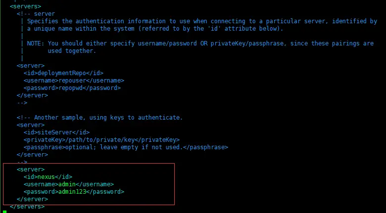 maven访问nexus认证