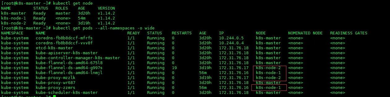 node节点加入集群成功