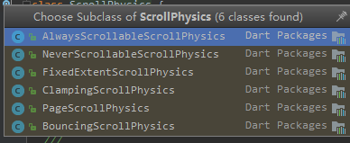ScrollPhysics