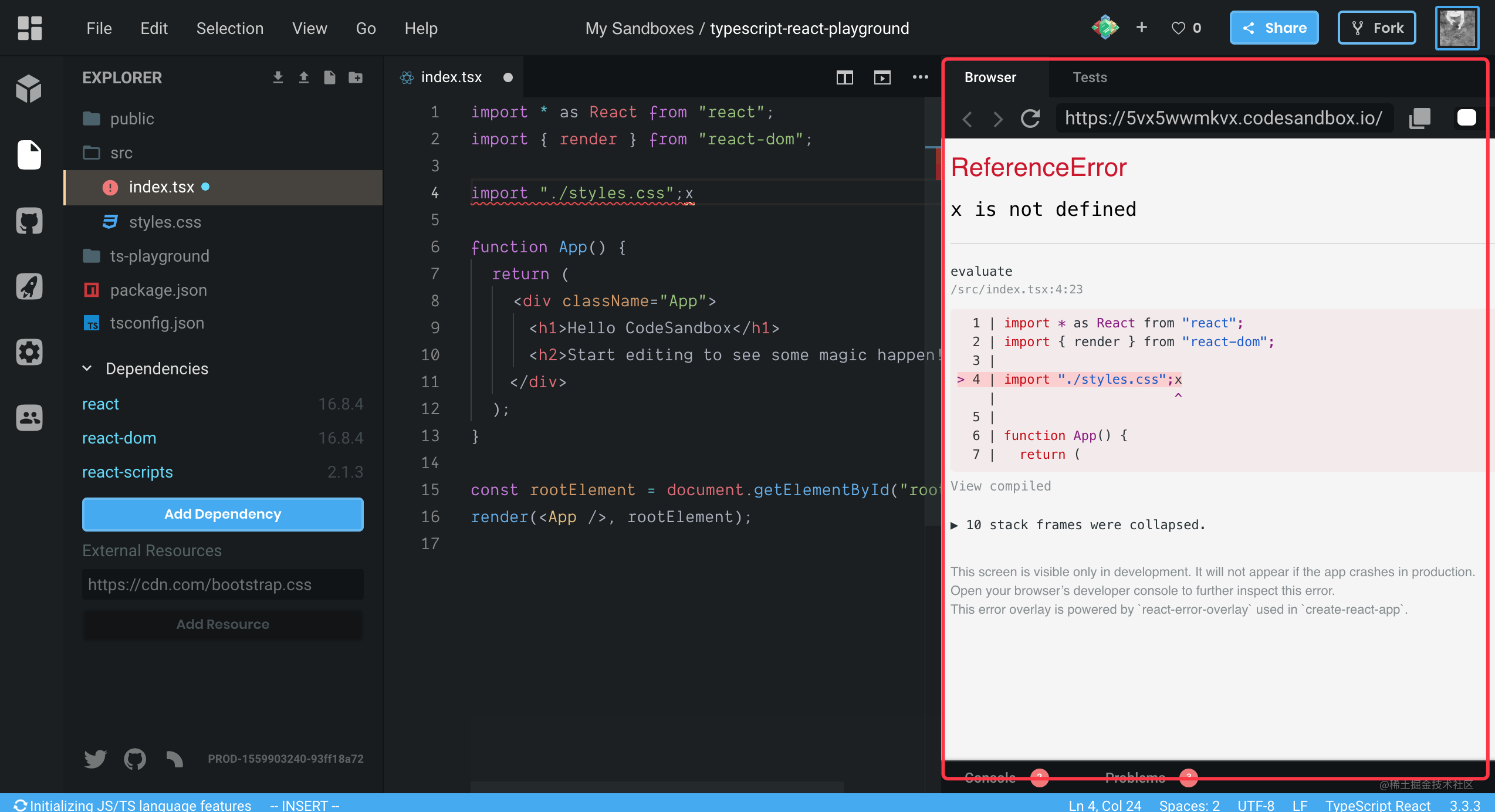 How does Webpack work on the CodeSandbox browser side? Ok, - Moment For ...