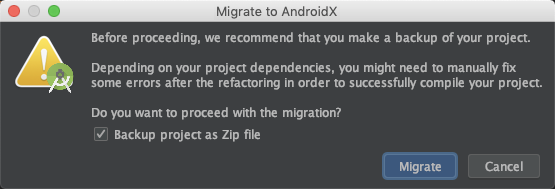 Migrate Androidx