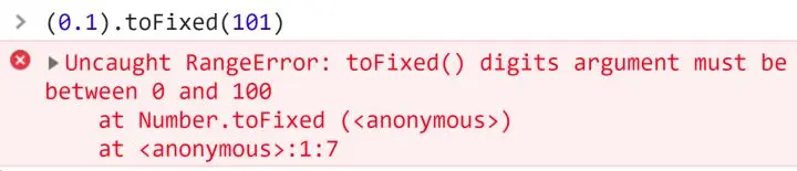 range error