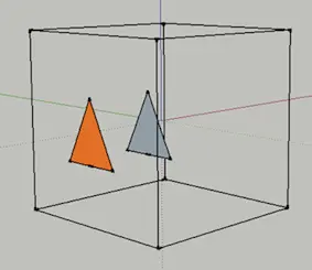 将四棱台体映射为标准立方体(CCV，中心为原点，边长为2，边与坐标轴平行)