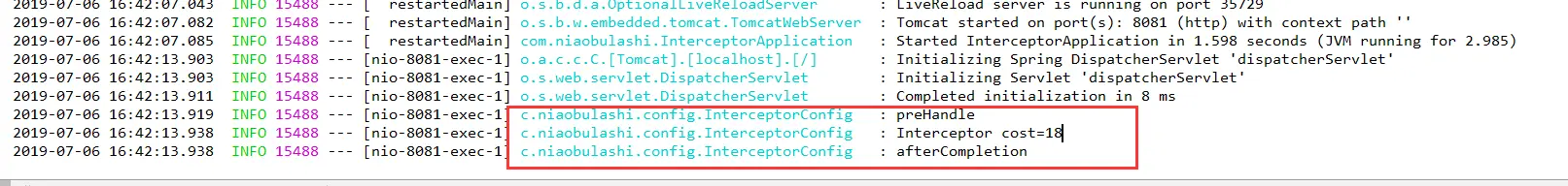 测试截图Interceptor