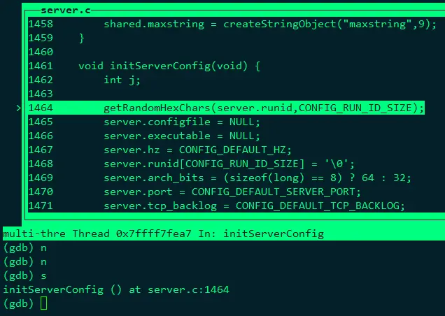 图 2 - 进入初始化服务器配置函数