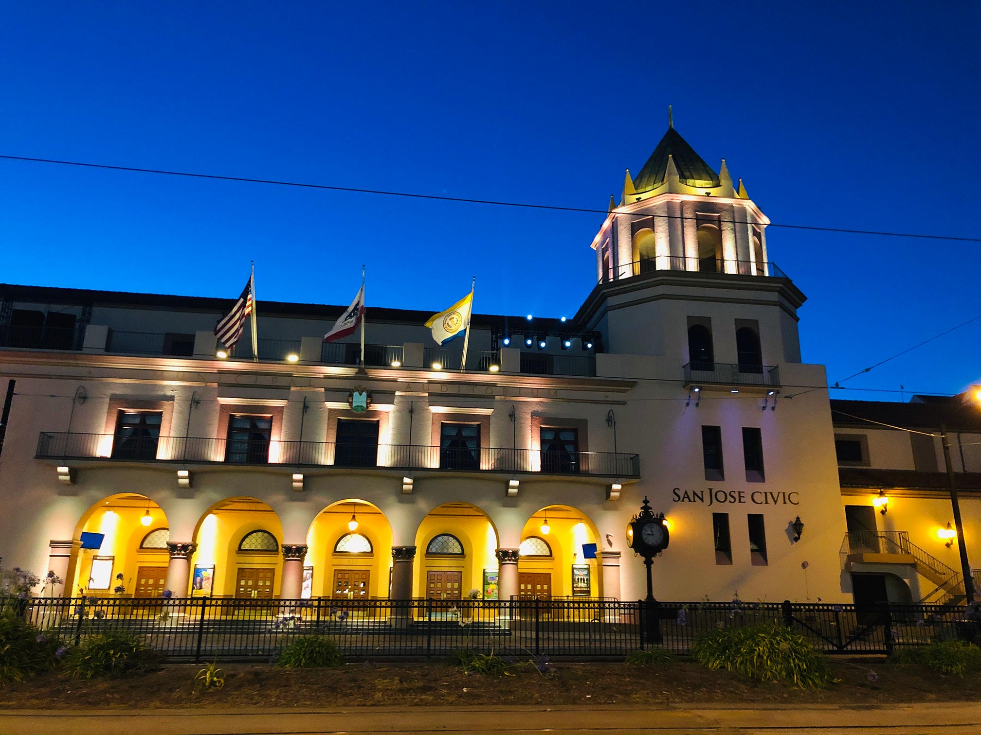 san-jose-civic-dusk