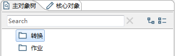 主对象树