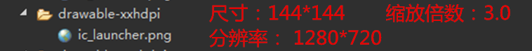 xxhdpi 3倍缩放