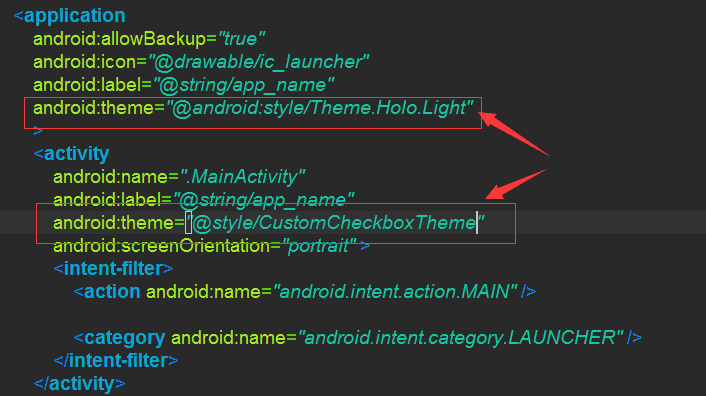 style 样式资源使用方法