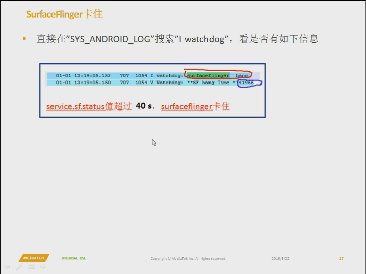SurfaceFlinger 卡住