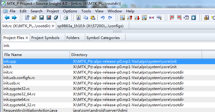 常见init.xxx.rc 进程