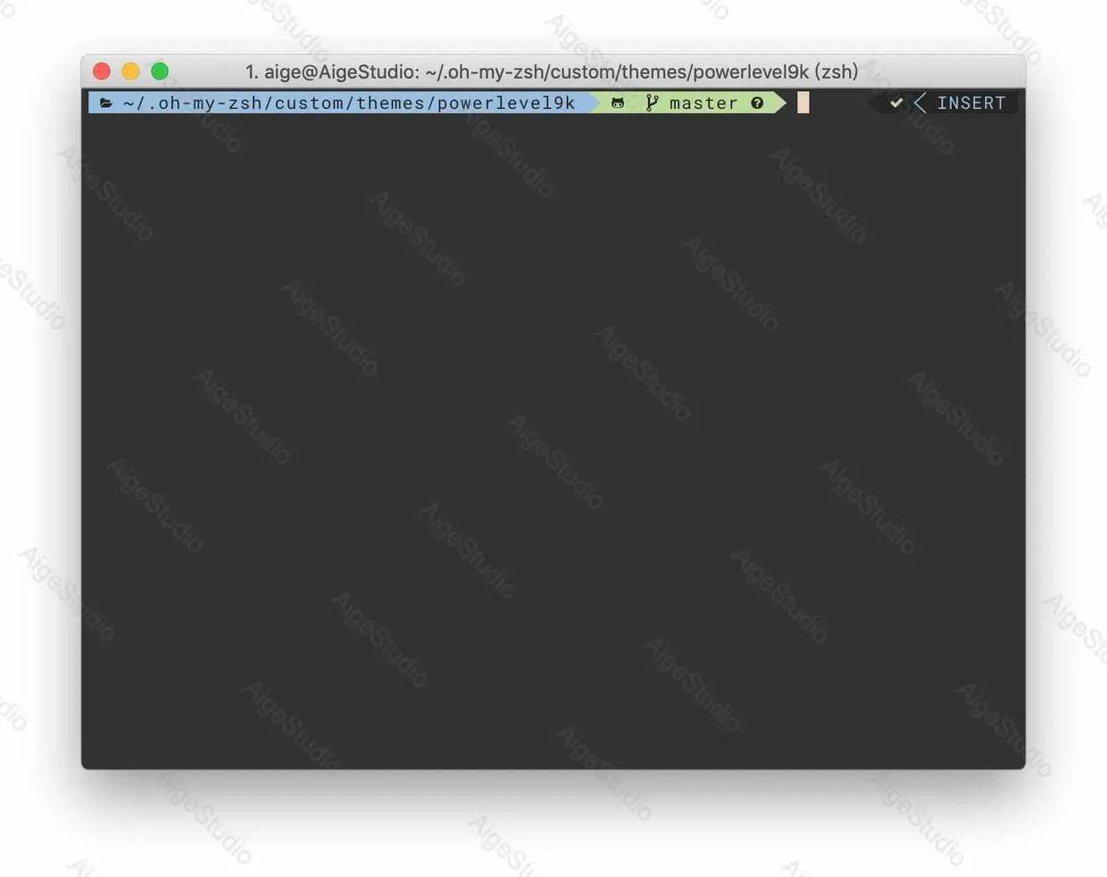 演示字符字体 —— From AigeStudio