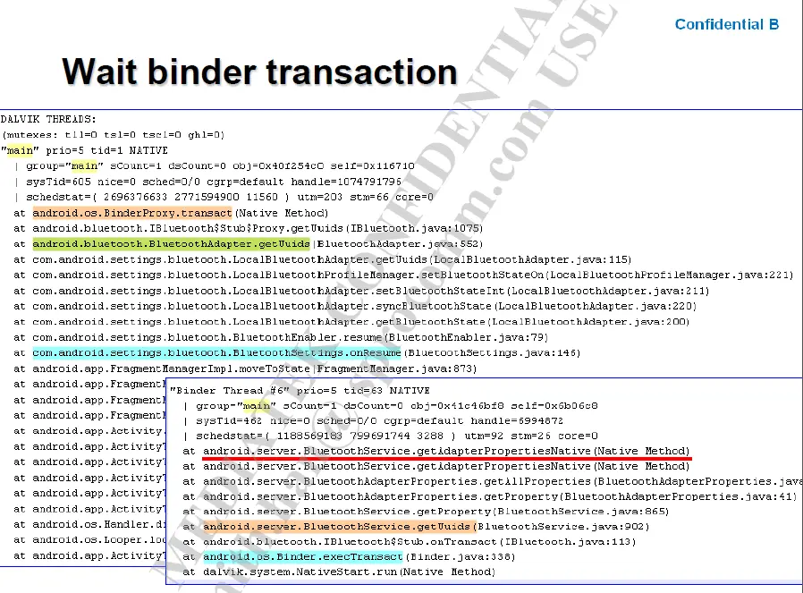 Wait Binder Transaction