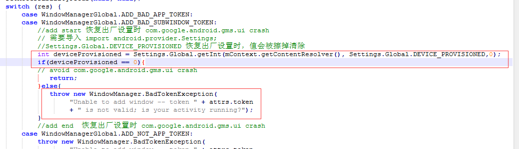 Unable to add window -- token android.os.BinderProxy@f176911 is not valid; is your activity running?