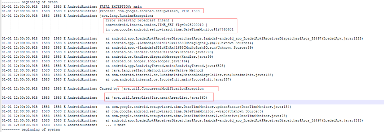 ConcurrentModificationException