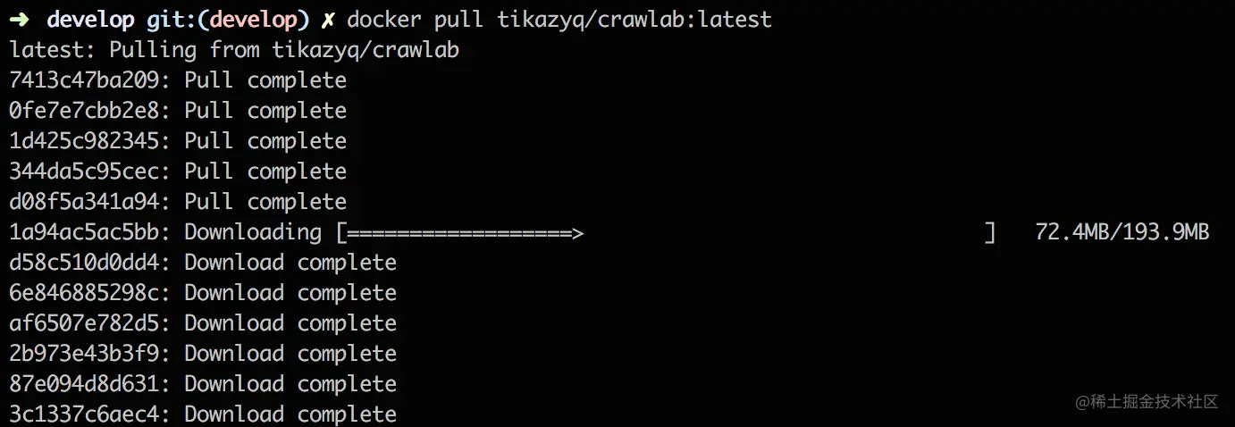 docker pull