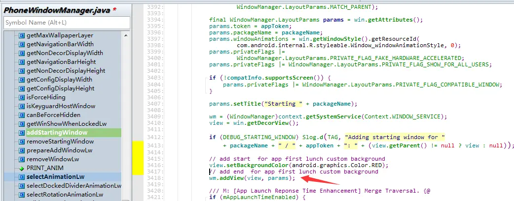 自定义填充Window 背景