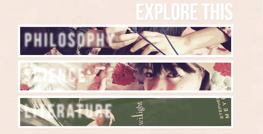 Responsive CSS3 Content Navigation Animation