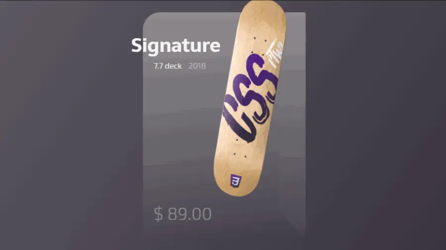 Tricky CSS Hover Animation