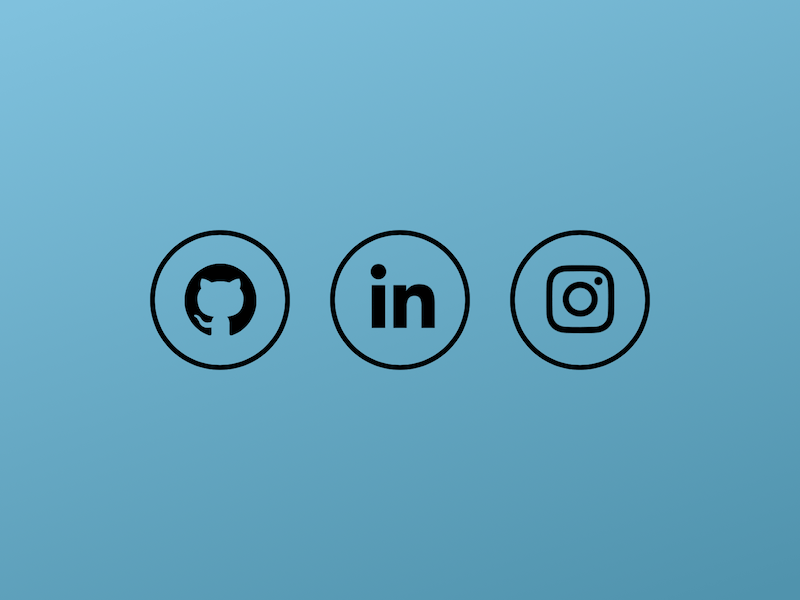 Social Button Animation
