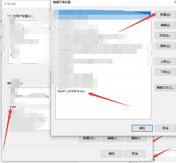 ant bin 目录配置