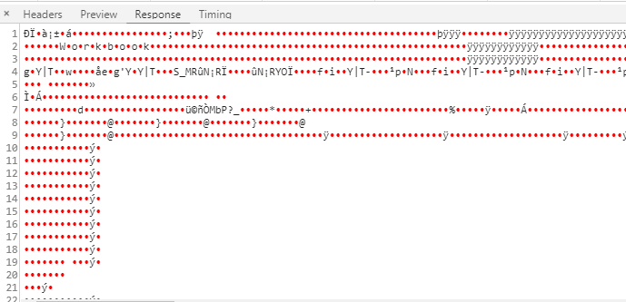 后台传来的数据