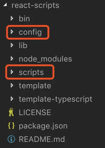 react-scripts目录结构