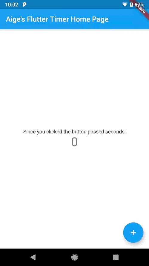 Flutter 默认的计数项目