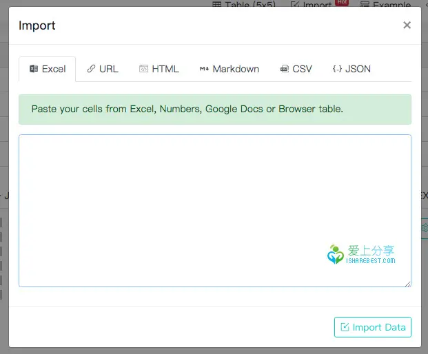 一个免费的在线表格转换工具——TableConvert