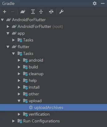 flutter-aar-upload