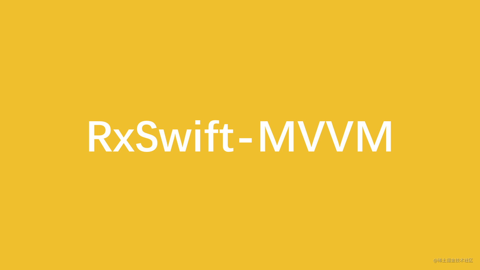 RxSwift-MVVM