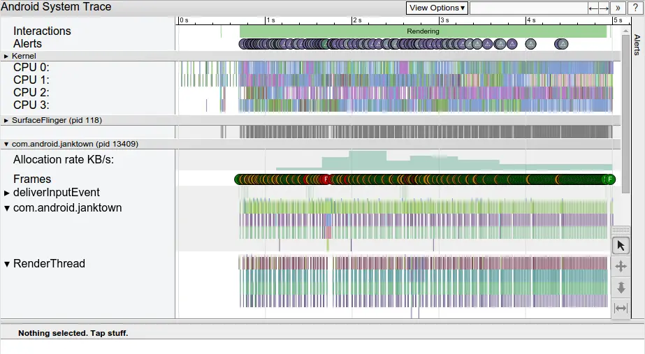 Systrace HTML报告示例