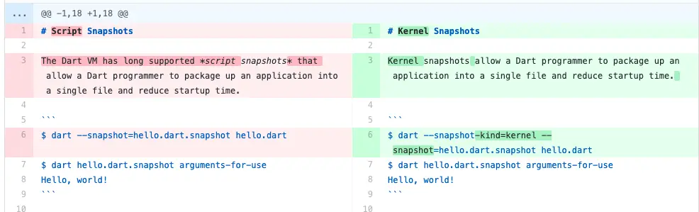 Kernel Snapshots And Script Snapshots