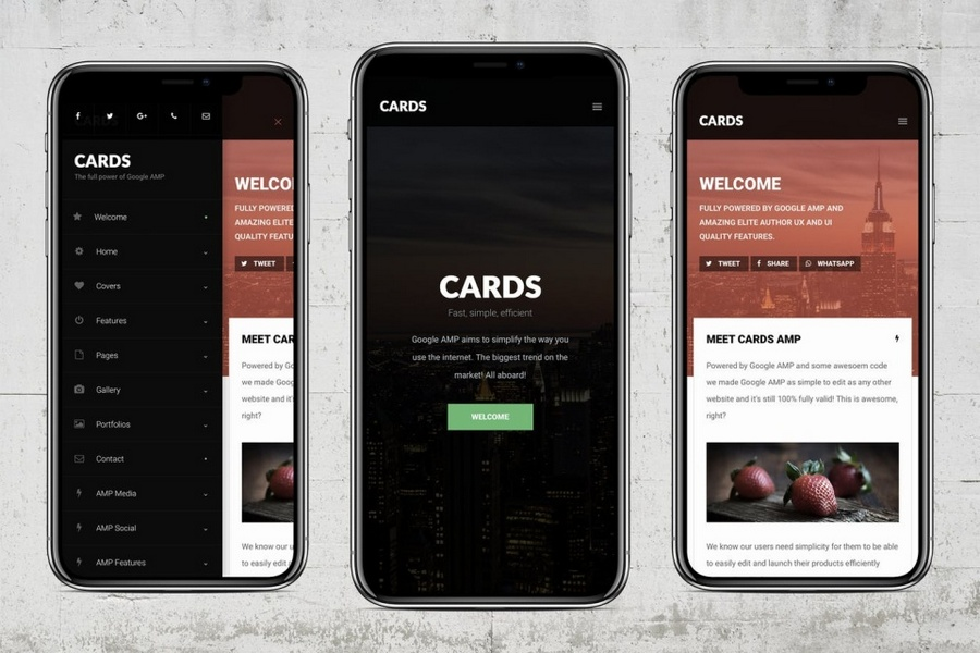 AMP Cards - Google AMP 应用
